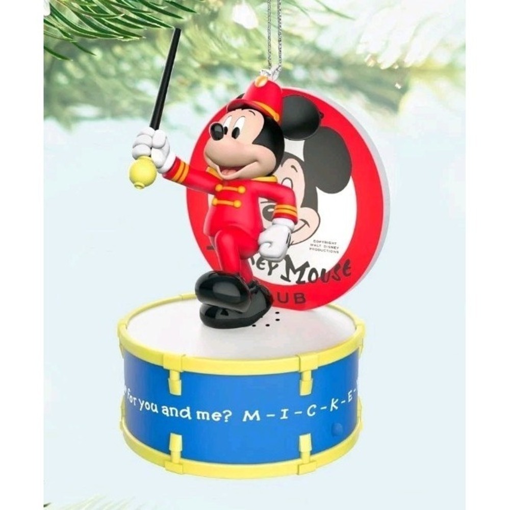 Hallmark 2025 70 Years of Music and Fun Disney Mickey Mouse Club Ornament MAGIC